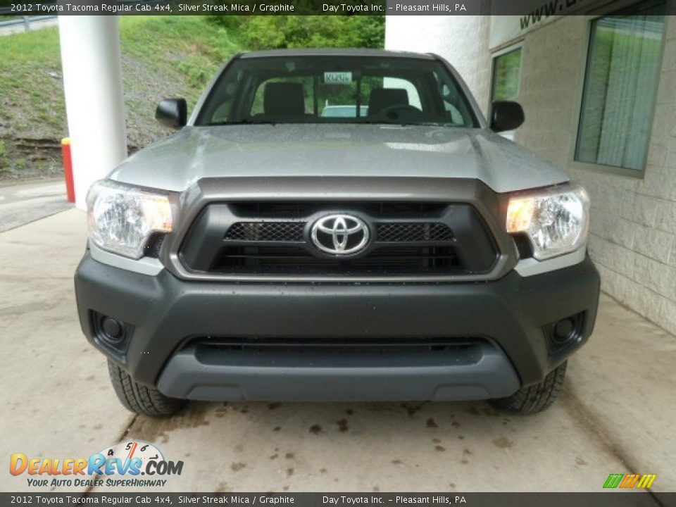 2012 Toyota Tacoma Regular Cab 4x4 Silver Streak Mica / Graphite Photo #6