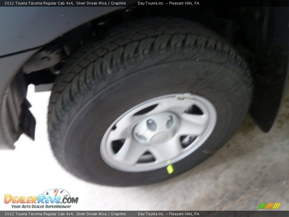 2012 Toyota Tacoma Regular Cab 4x4 Silver Streak Mica / Graphite Photo #7