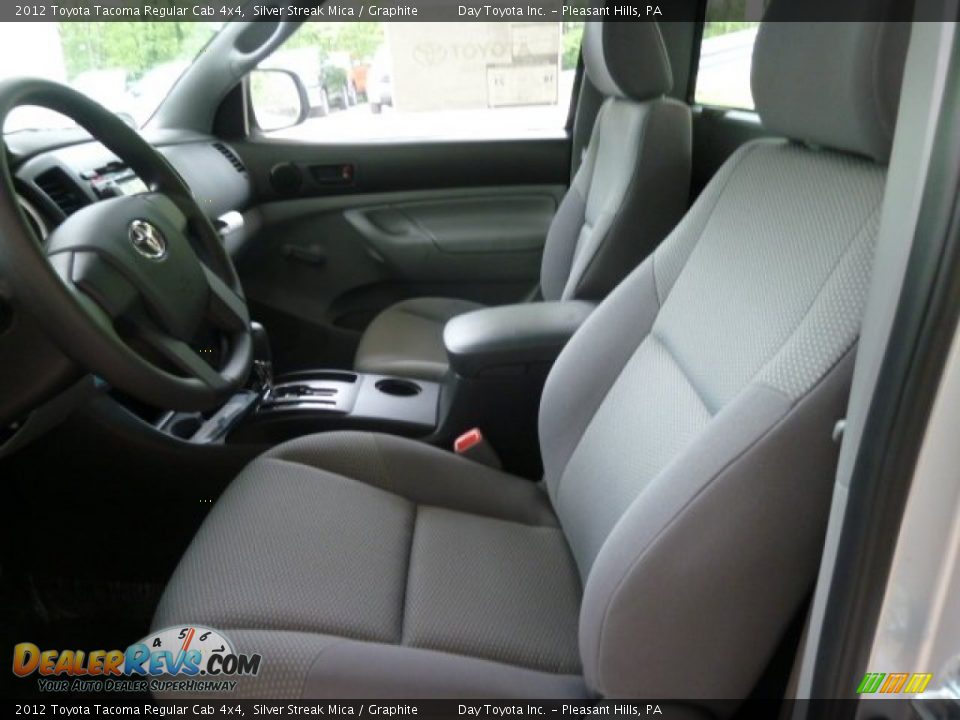 2012 Toyota Tacoma Regular Cab 4x4 Silver Streak Mica / Graphite Photo #9