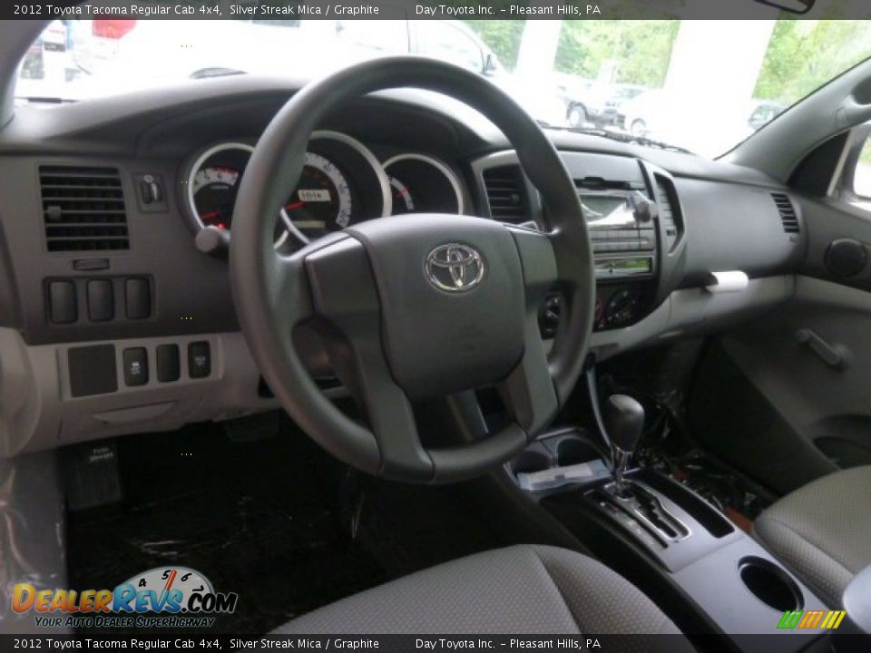 2012 Toyota Tacoma Regular Cab 4x4 Silver Streak Mica / Graphite Photo #10