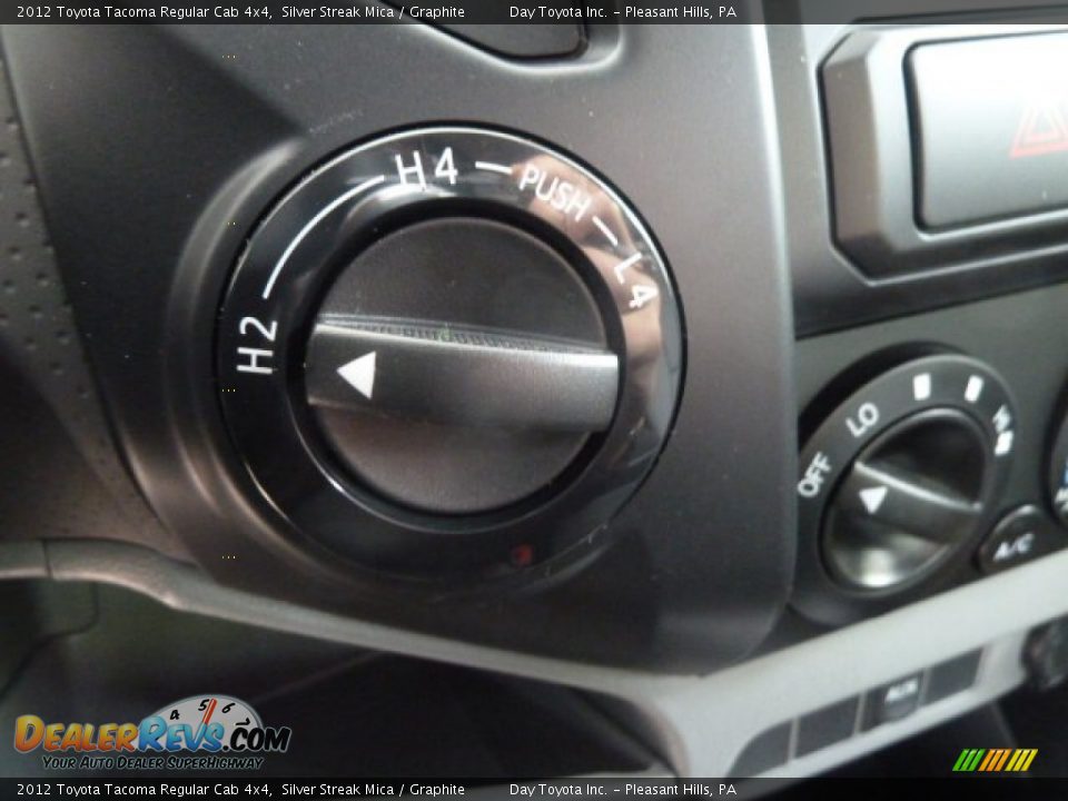 2012 Toyota Tacoma Regular Cab 4x4 Silver Streak Mica / Graphite Photo #12