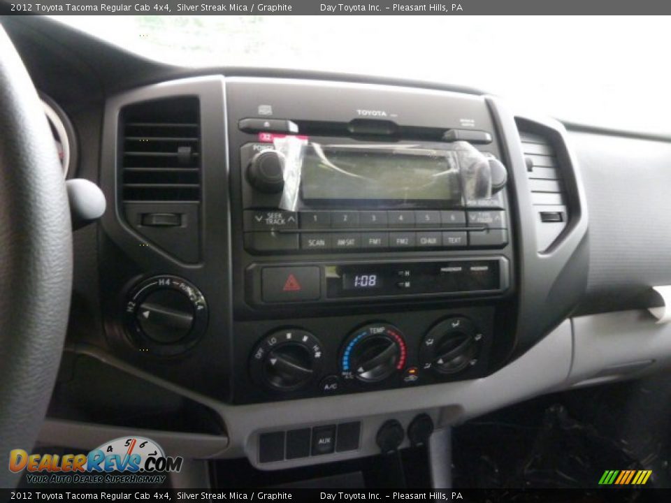 2012 Toyota Tacoma Regular Cab 4x4 Silver Streak Mica / Graphite Photo #13