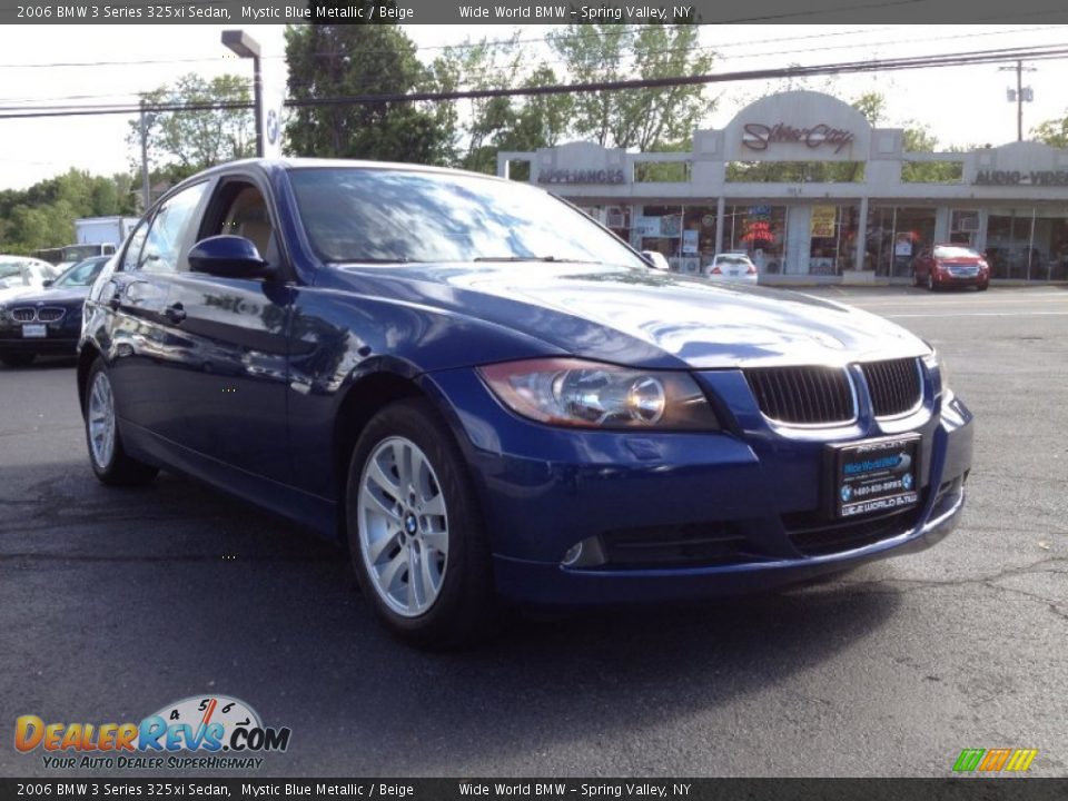 2006 BMW 3 Series 325xi Sedan Mystic Blue Metallic / Beige Photo #3