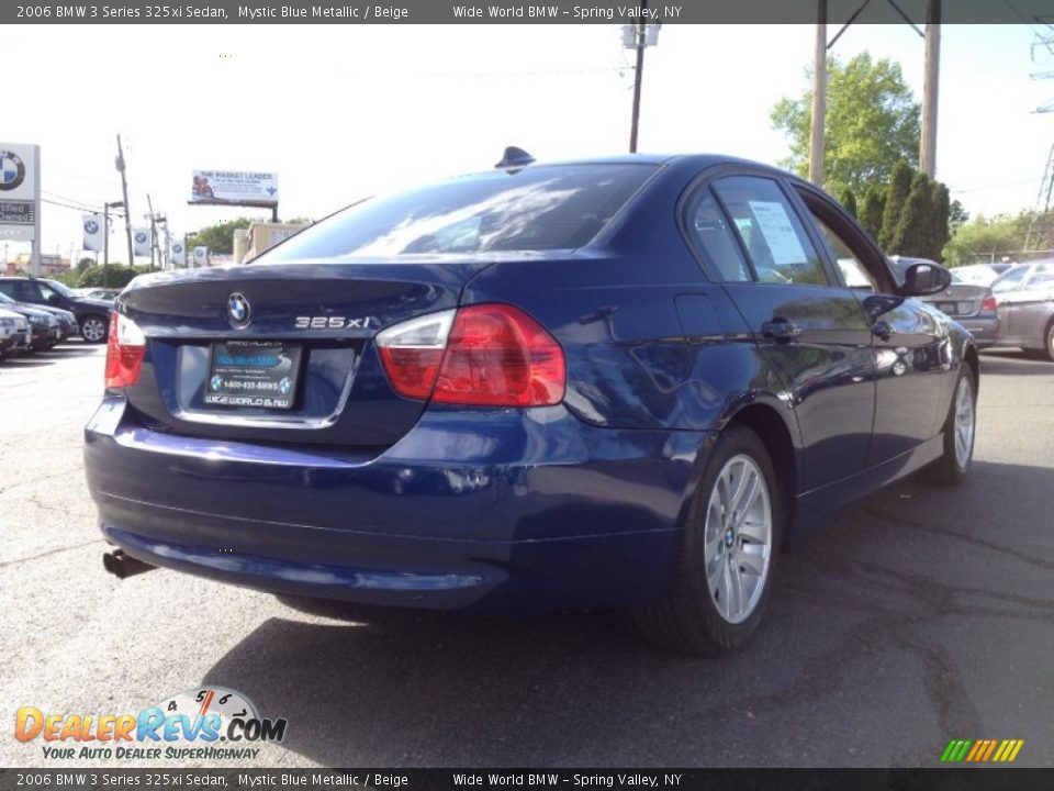 2006 BMW 3 Series 325xi Sedan Mystic Blue Metallic / Beige Photo #4