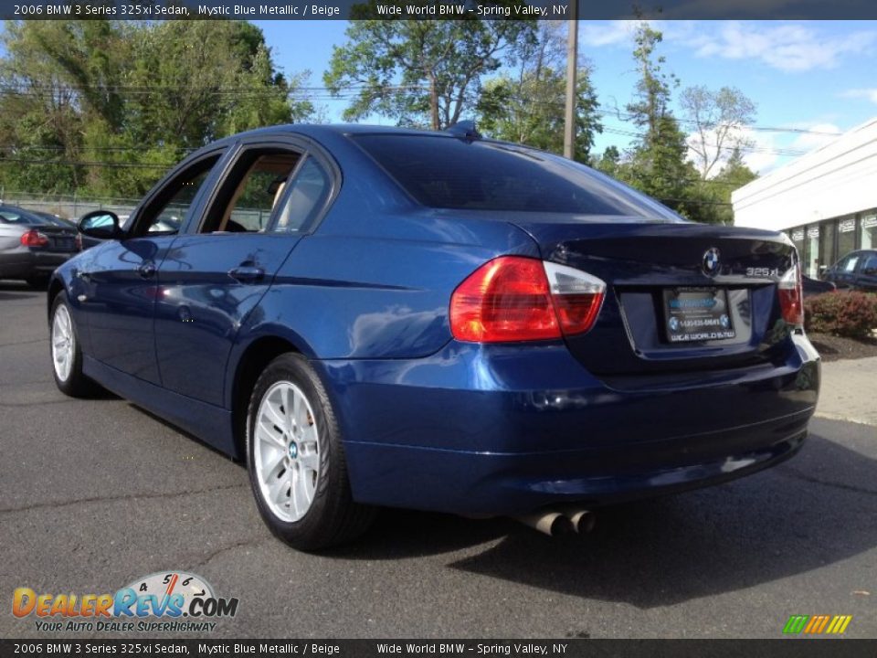 2006 BMW 3 Series 325xi Sedan Mystic Blue Metallic / Beige Photo #6