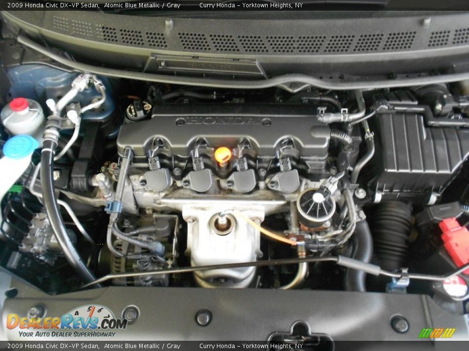 2009 Honda Civic DX-VP Sedan Atomic Blue Metallic / Gray Photo #7
