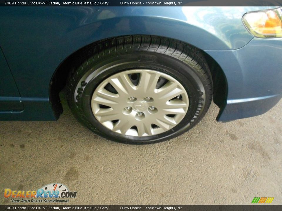 2009 Honda Civic DX-VP Sedan Atomic Blue Metallic / Gray Photo #13