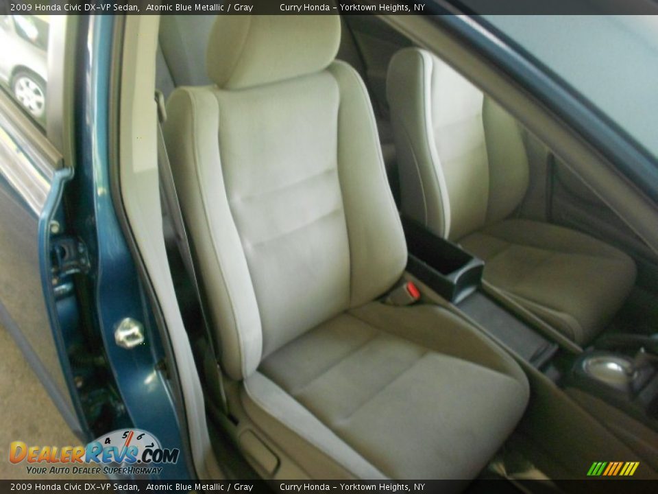 2009 Honda Civic DX-VP Sedan Atomic Blue Metallic / Gray Photo #14