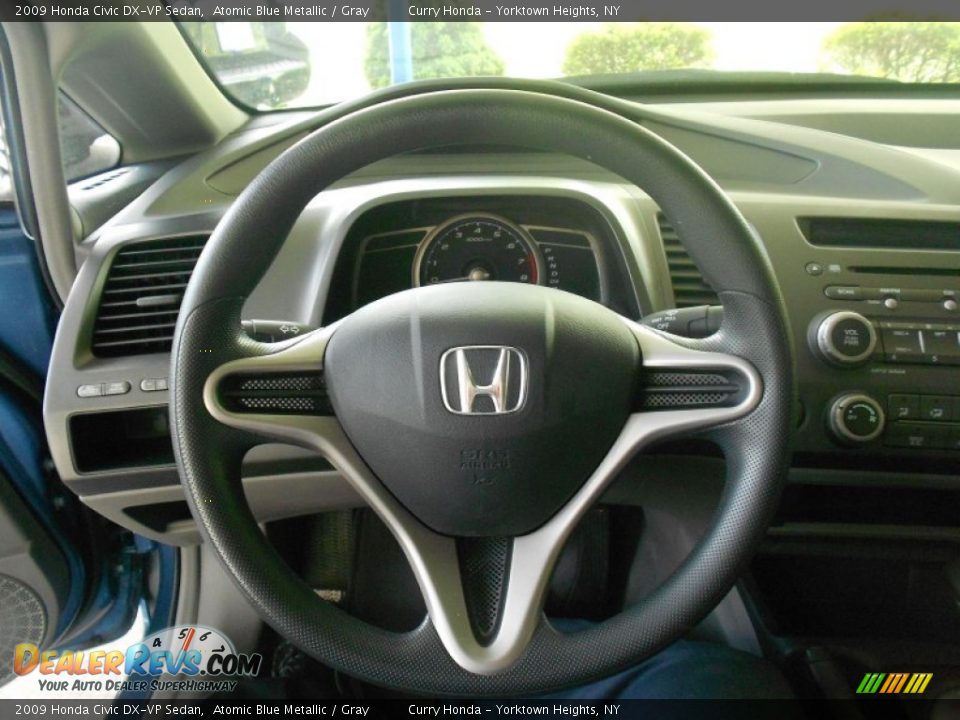 2009 Honda Civic DX-VP Sedan Atomic Blue Metallic / Gray Photo #18
