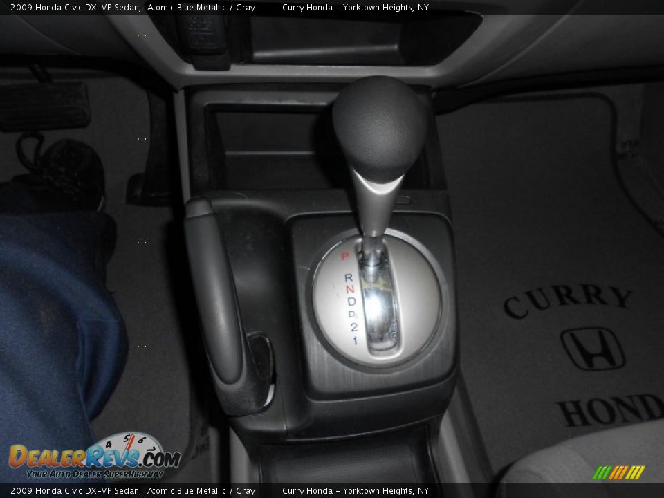 2009 Honda Civic DX-VP Sedan Atomic Blue Metallic / Gray Photo #22