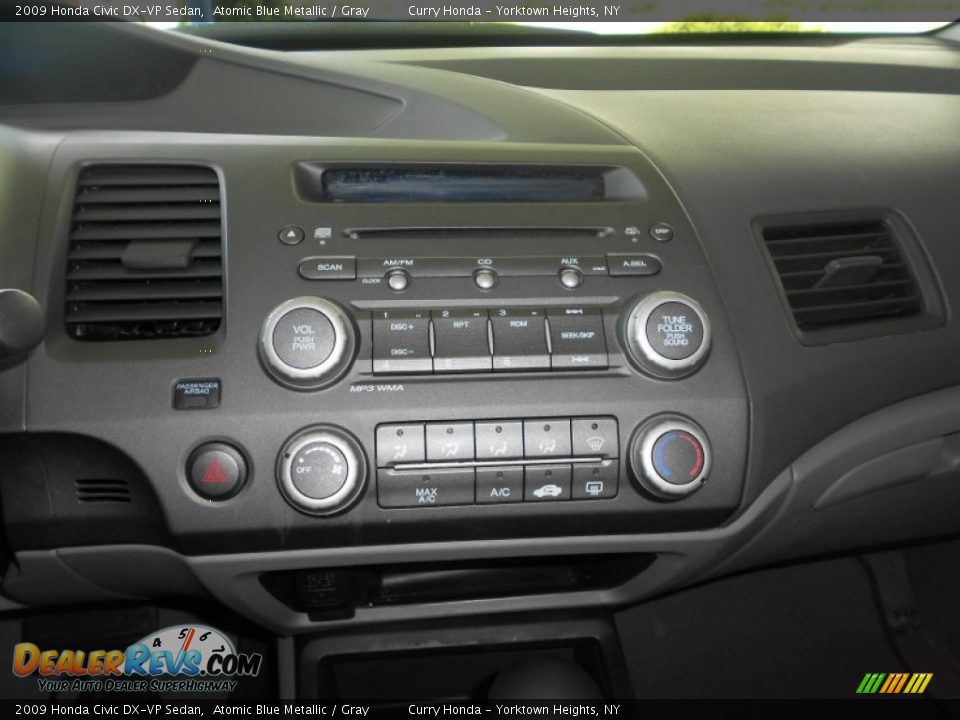 2009 Honda Civic DX-VP Sedan Atomic Blue Metallic / Gray Photo #23
