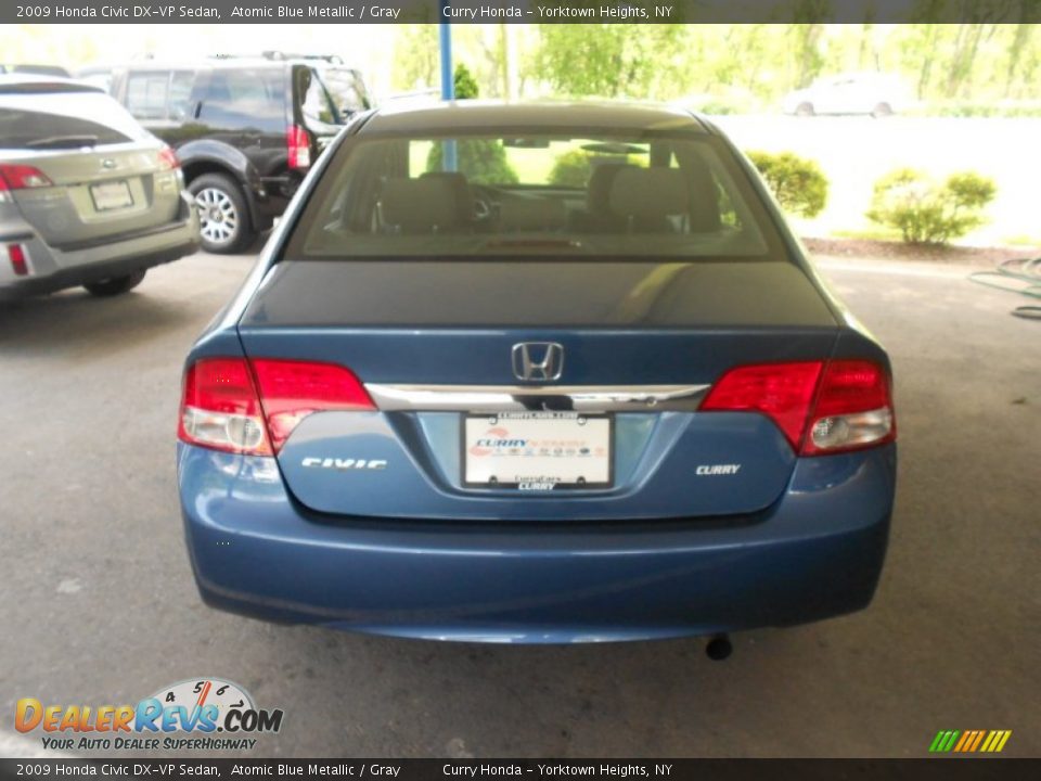 2009 Honda Civic DX-VP Sedan Atomic Blue Metallic / Gray Photo #26