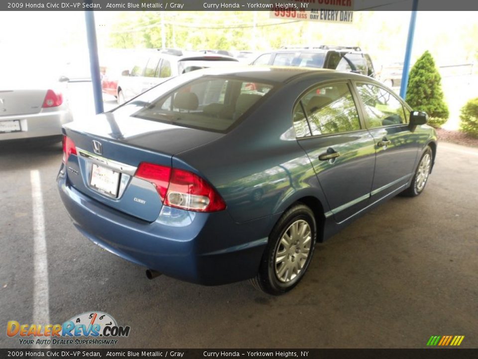 2009 Honda Civic DX-VP Sedan Atomic Blue Metallic / Gray Photo #27