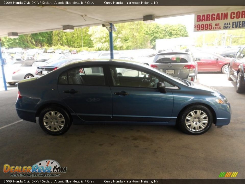 2009 Honda Civic DX-VP Sedan Atomic Blue Metallic / Gray Photo #28