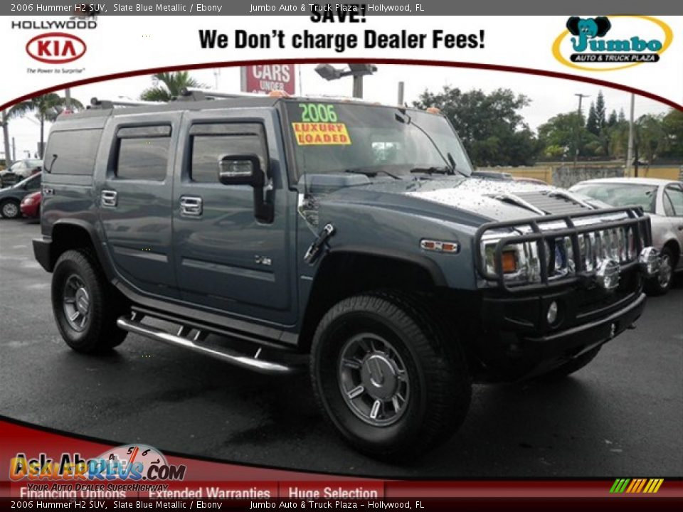 2006 Hummer H2 SUV Slate Blue Metallic / Ebony Photo #1