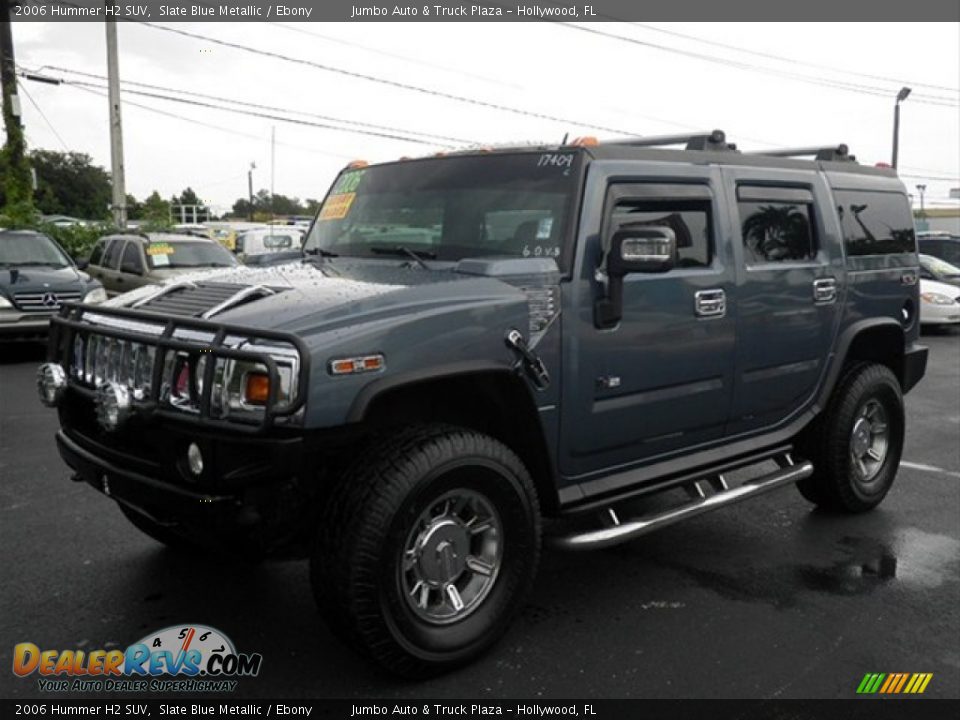 2006 Hummer H2 SUV Slate Blue Metallic / Ebony Photo #5