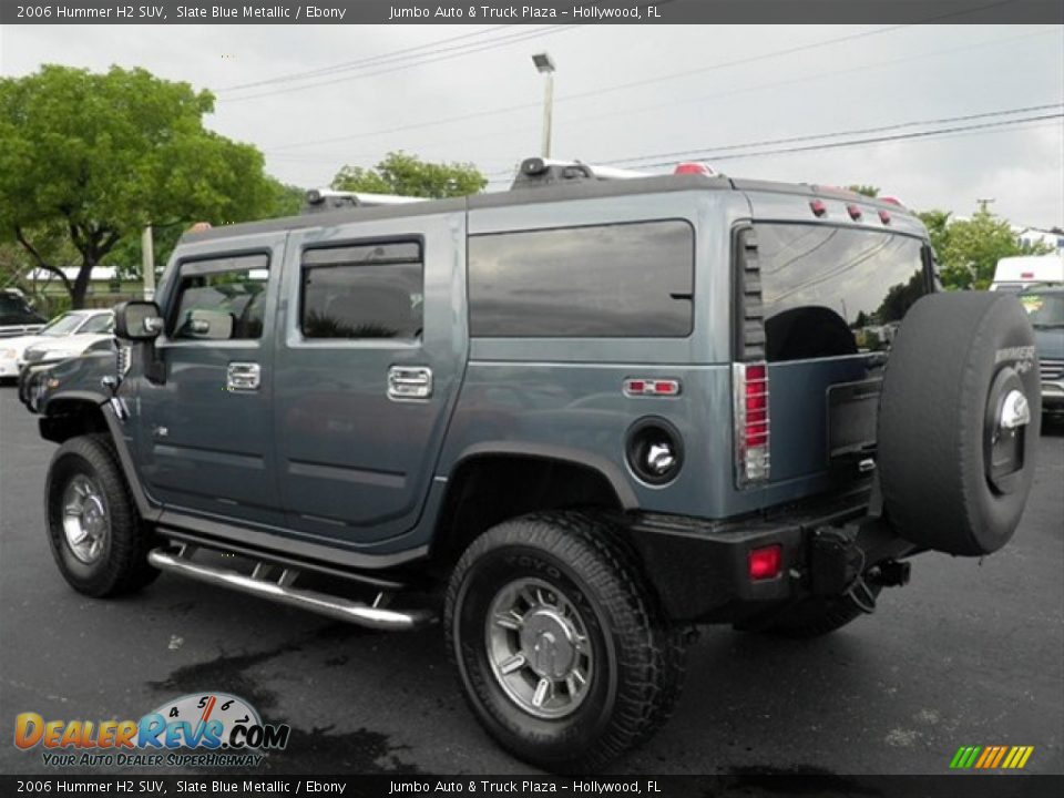 2006 Hummer H2 SUV Slate Blue Metallic / Ebony Photo #7