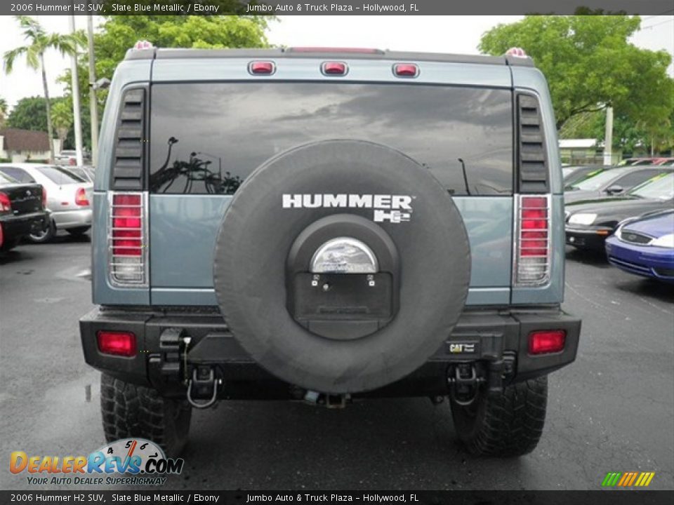 2006 Hummer H2 SUV Slate Blue Metallic / Ebony Photo #9