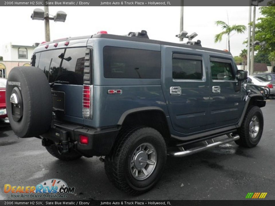 2006 Hummer H2 SUV Slate Blue Metallic / Ebony Photo #11