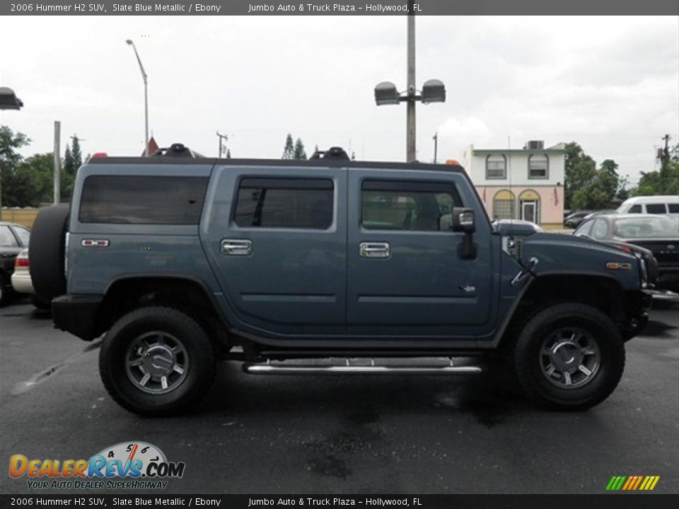 2006 Hummer H2 SUV Slate Blue Metallic / Ebony Photo #12
