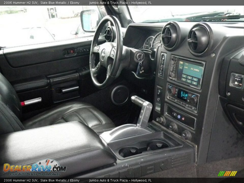 2006 Hummer H2 SUV Slate Blue Metallic / Ebony Photo #13