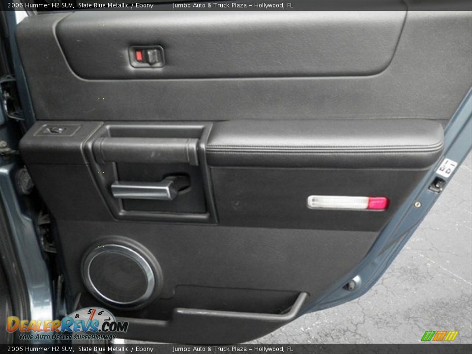 2006 Hummer H2 SUV Slate Blue Metallic / Ebony Photo #17