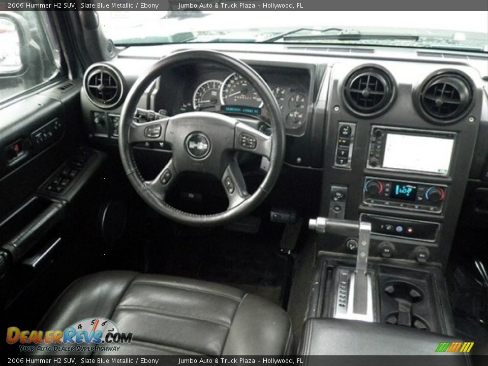 2006 Hummer H2 SUV Slate Blue Metallic / Ebony Photo #22