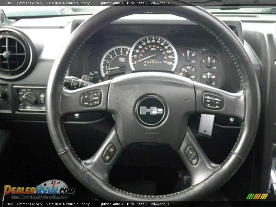2006 Hummer H2 SUV Slate Blue Metallic / Ebony Photo #23
