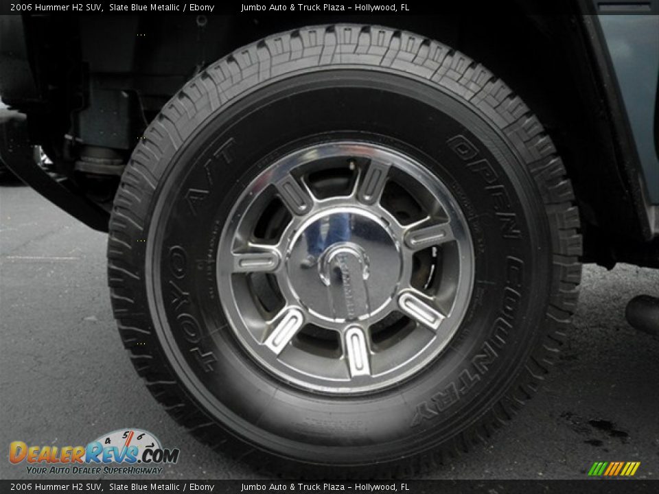 2006 Hummer H2 SUV Slate Blue Metallic / Ebony Photo #34