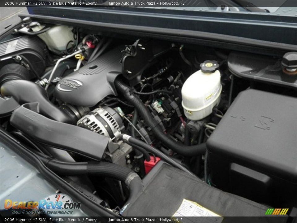 2006 Hummer H2 SUV Slate Blue Metallic / Ebony Photo #36
