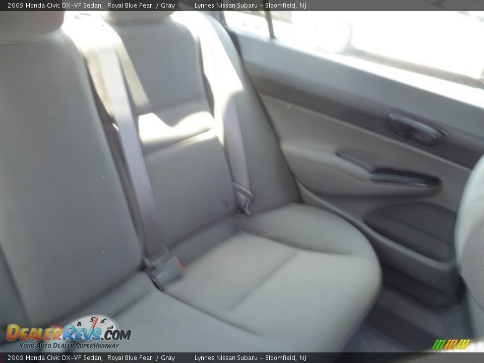 2009 Honda Civic DX-VP Sedan Royal Blue Pearl / Gray Photo #11