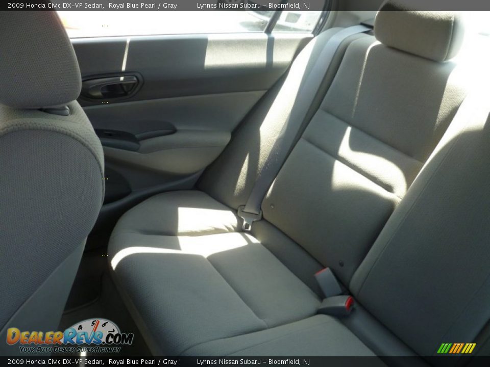 2009 Honda Civic DX-VP Sedan Royal Blue Pearl / Gray Photo #12