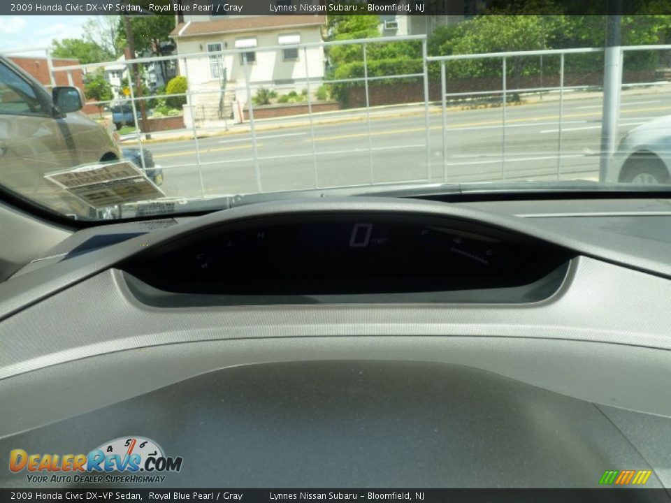 2009 Honda Civic DX-VP Sedan Royal Blue Pearl / Gray Photo #16