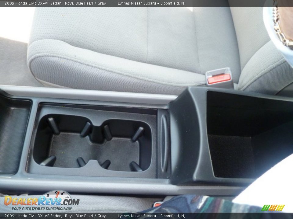 2009 Honda Civic DX-VP Sedan Royal Blue Pearl / Gray Photo #19