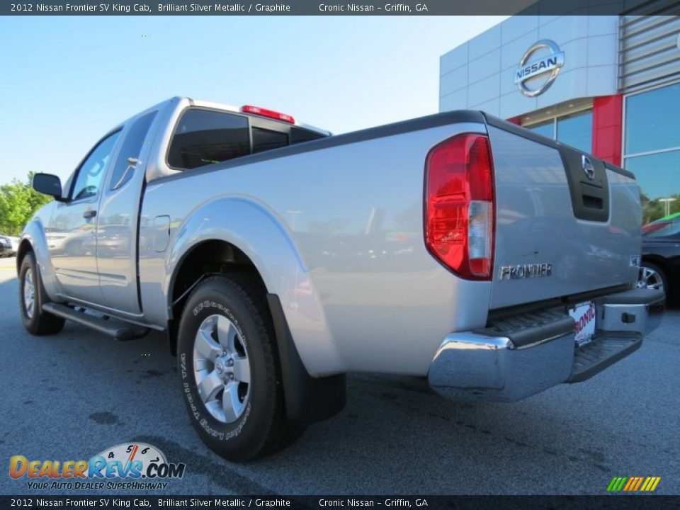 2012 Nissan Frontier SV King Cab Brilliant Silver Metallic / Graphite Photo #3