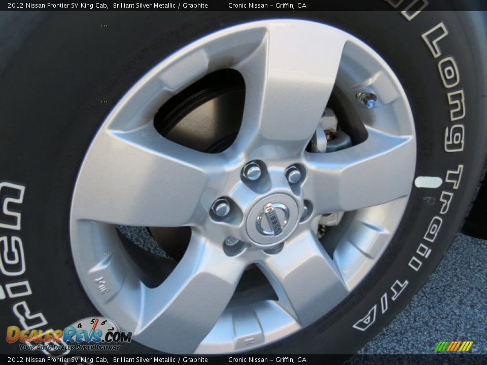 2012 Nissan Frontier SV King Cab Brilliant Silver Metallic / Graphite Photo #9