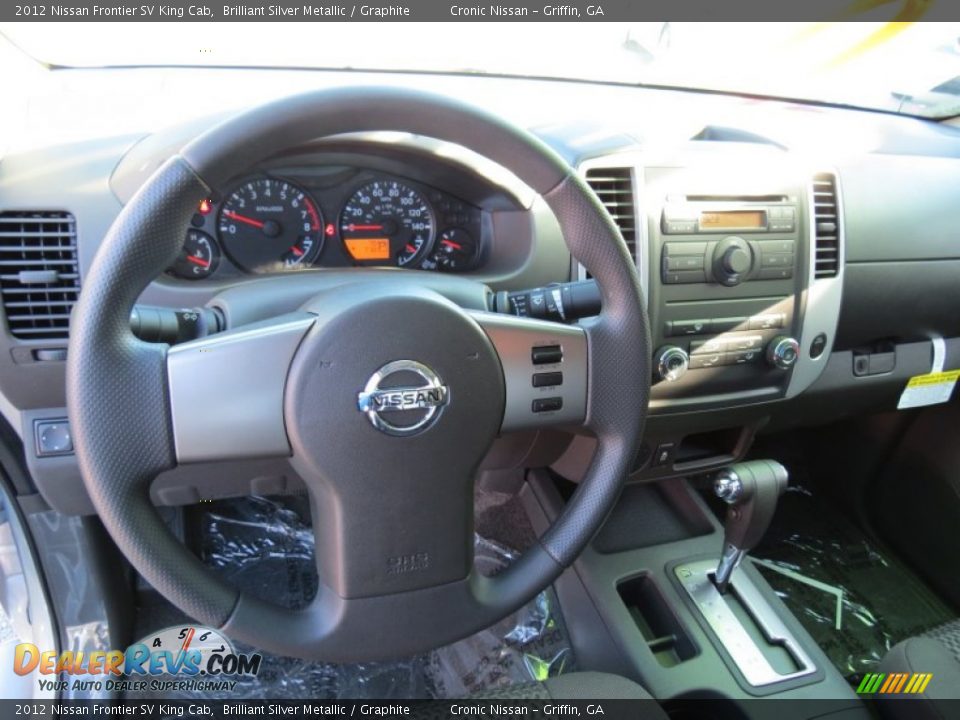 2012 Nissan Frontier SV King Cab Brilliant Silver Metallic / Graphite Photo #13