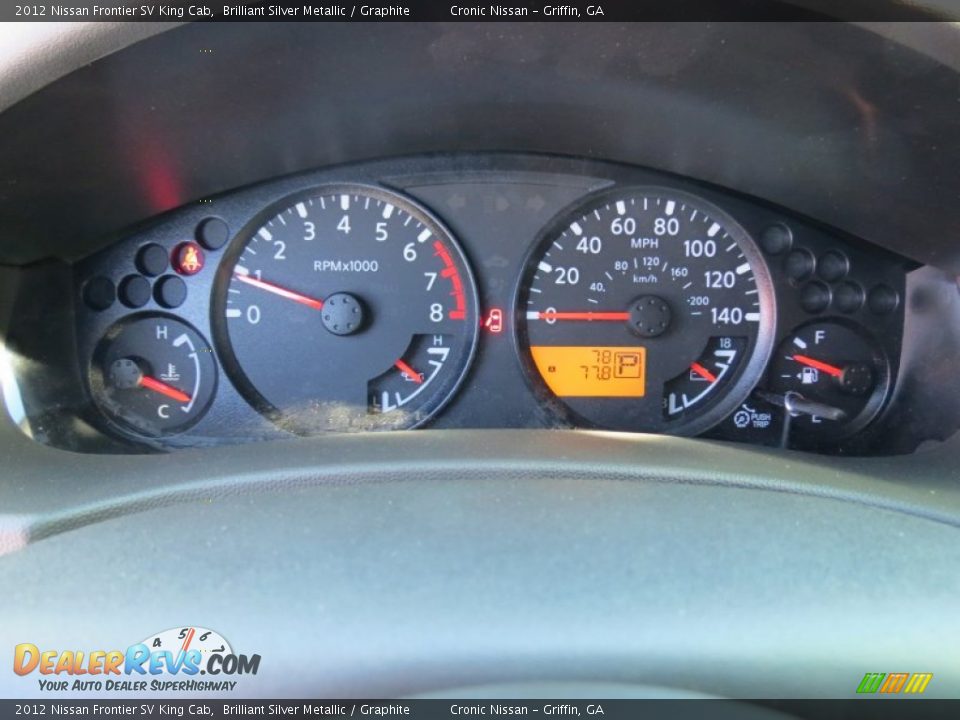 2012 Nissan Frontier SV King Cab Brilliant Silver Metallic / Graphite Photo #14