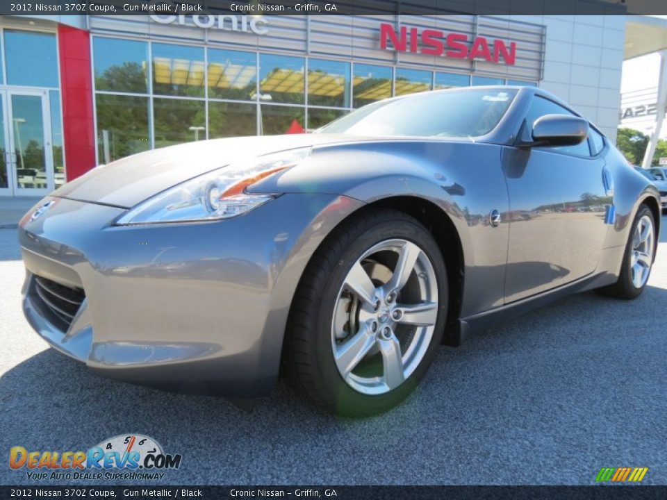 2012 Nissan 370Z Coupe Gun Metallic / Black Photo #1