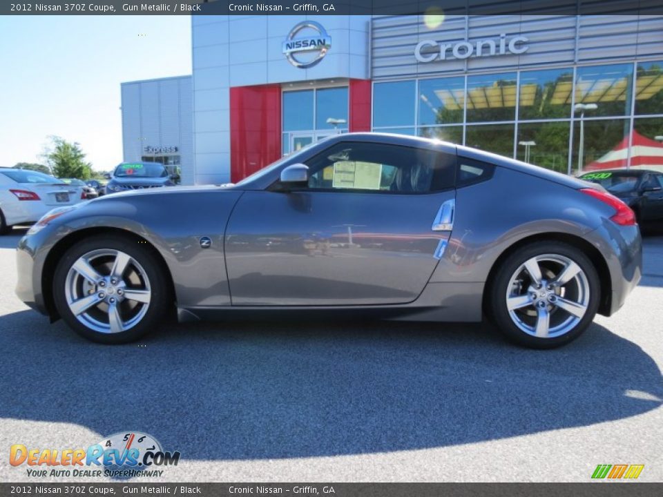 2012 Nissan 370Z Coupe Gun Metallic / Black Photo #2