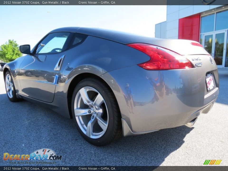 2012 Nissan 370Z Coupe Gun Metallic / Black Photo #3