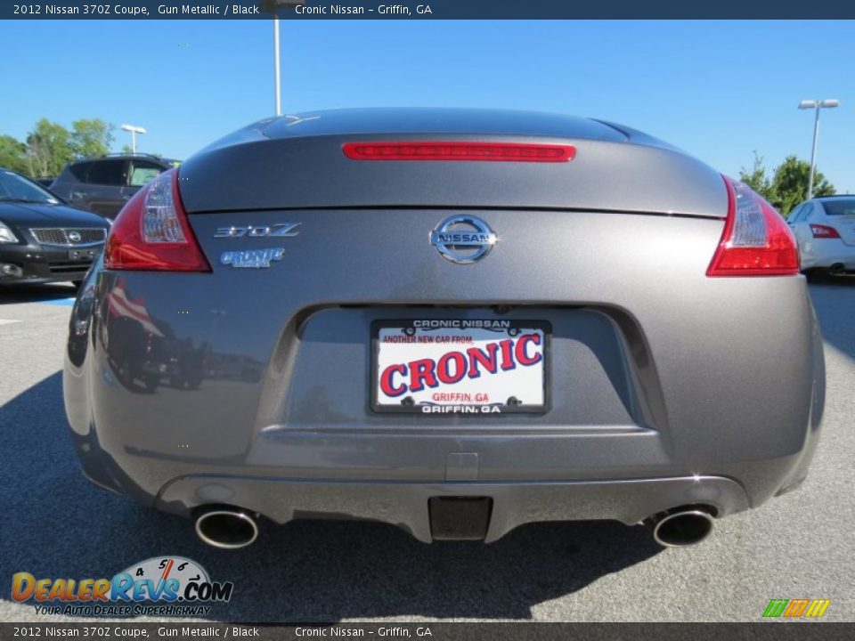 2012 Nissan 370Z Coupe Gun Metallic / Black Photo #4