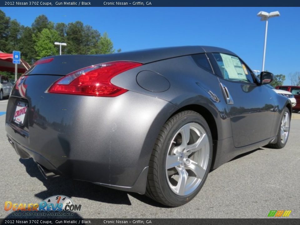 2012 Nissan 370Z Coupe Gun Metallic / Black Photo #5