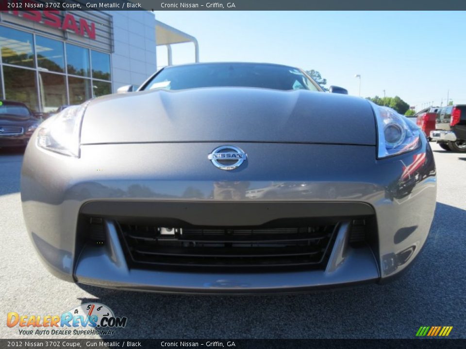 2012 Nissan 370Z Coupe Gun Metallic / Black Photo #8