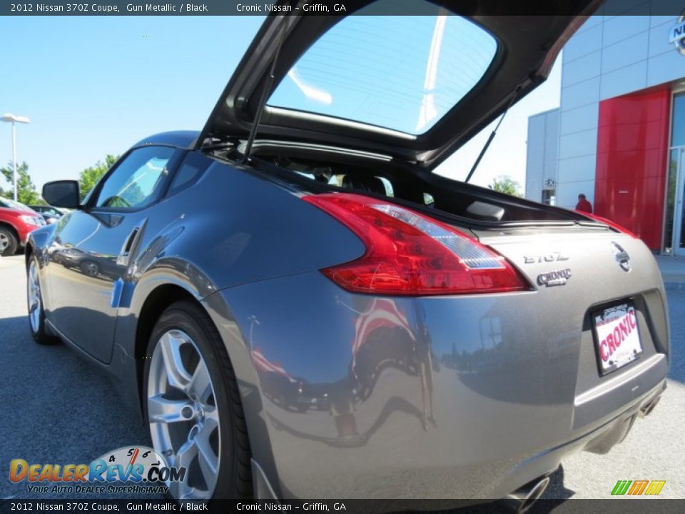 2012 Nissan 370Z Coupe Gun Metallic / Black Photo #11