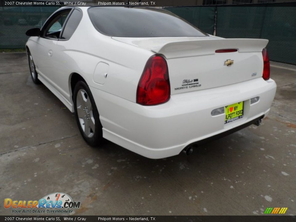 2007 Chevrolet Monte Carlo SS White / Gray Photo #5