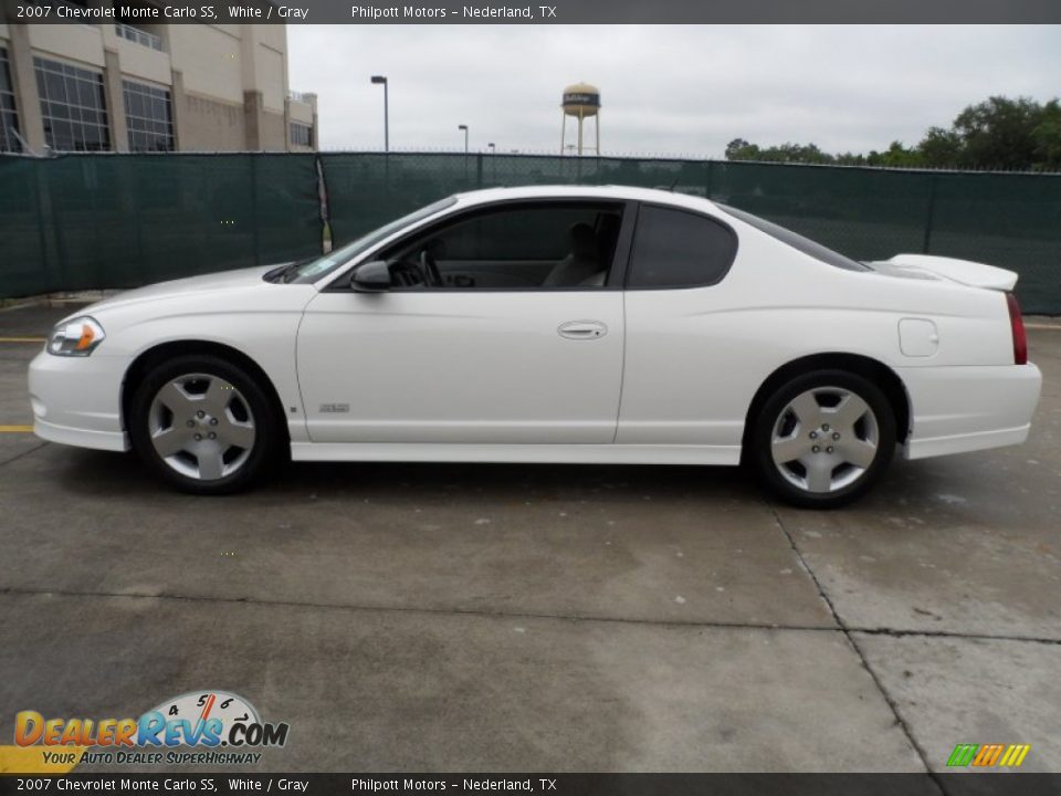 2007 Chevrolet Monte Carlo SS White / Gray Photo #6
