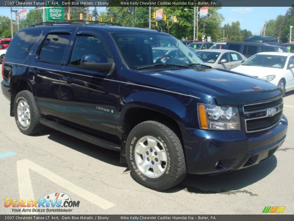 2007 Chevrolet Tahoe LT 4x4 Dark Blue Metallic / Ebony Photo #1