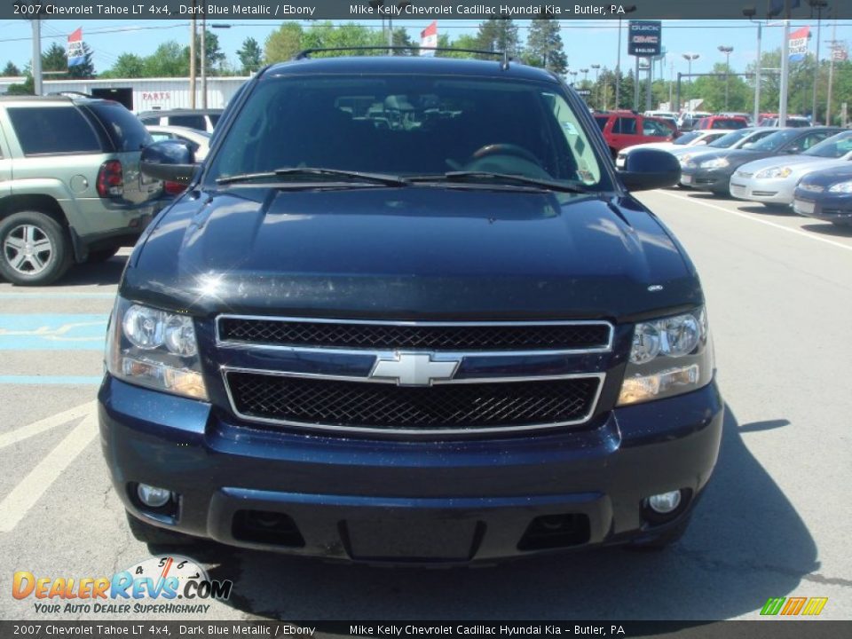 2007 Chevrolet Tahoe LT 4x4 Dark Blue Metallic / Ebony Photo #2