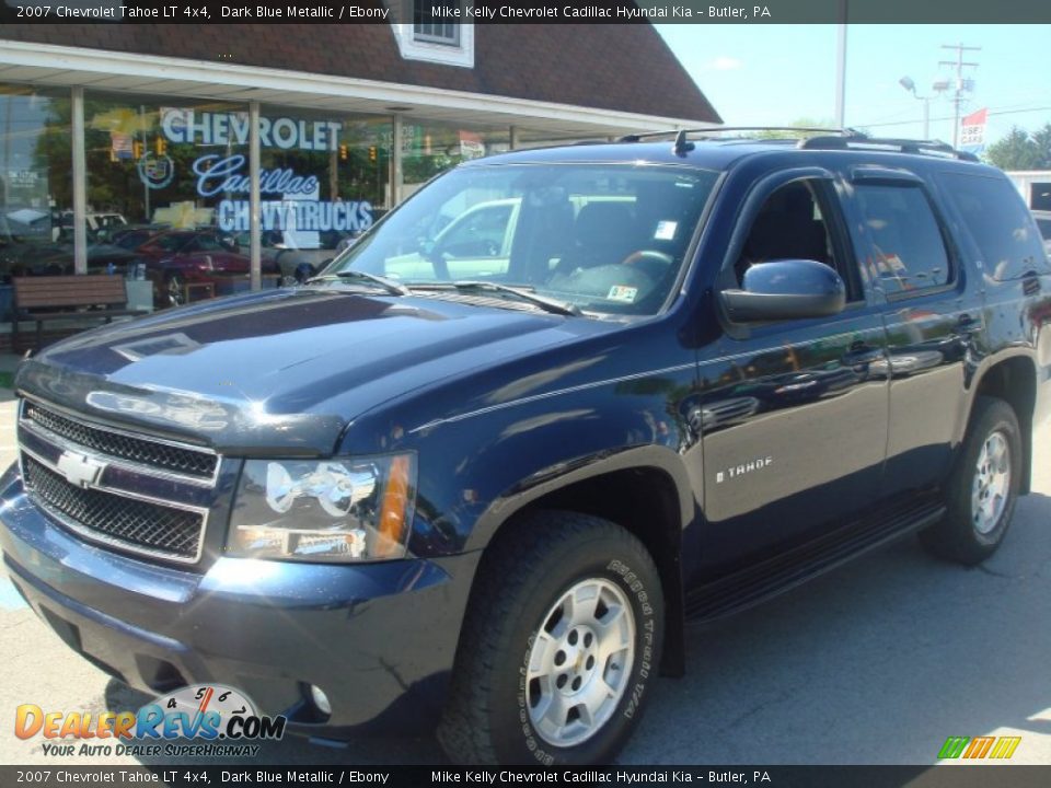 2007 Chevrolet Tahoe LT 4x4 Dark Blue Metallic / Ebony Photo #3